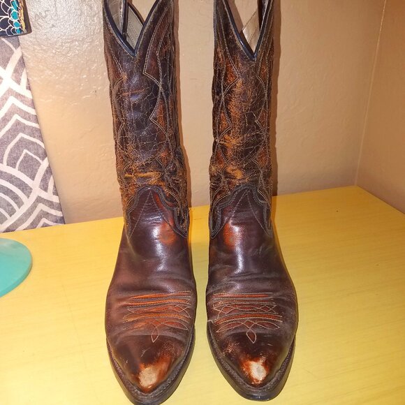 Vintage Texas Brand Cowboy Boots, 7.5D - Picture 3 of 11
